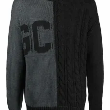 джемпер фактурной вязки с логотипом джемпер фактурной вязки с логотипом