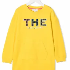 платье-свитер с логотипом