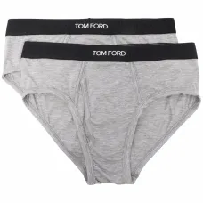 Комплект из двух трусов-брифов с логотипом