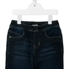 джинсовые шорты с нашивкой-логотипом