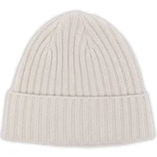 Шапка бини крупной вязки в рубчик