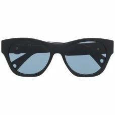 Солнцезащитные очки в квадратной оправе с логотипом