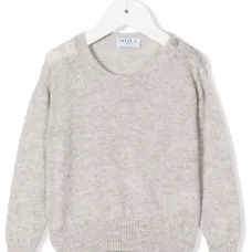 Кашемировый джемпер с круглым вырезом