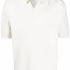 Рубашка поло с косым воротником