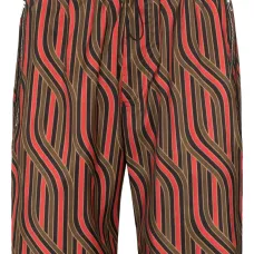 Шорты-бермуды с принтом