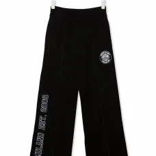 спортивные брюки широкого кроя с логотипом