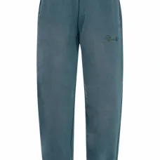 спортивные брюки с логотипом и эффектом потертости