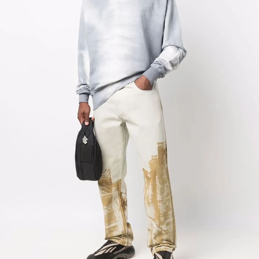 джемпер с принтом тай-дай