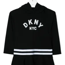 платье-худи с логотипом