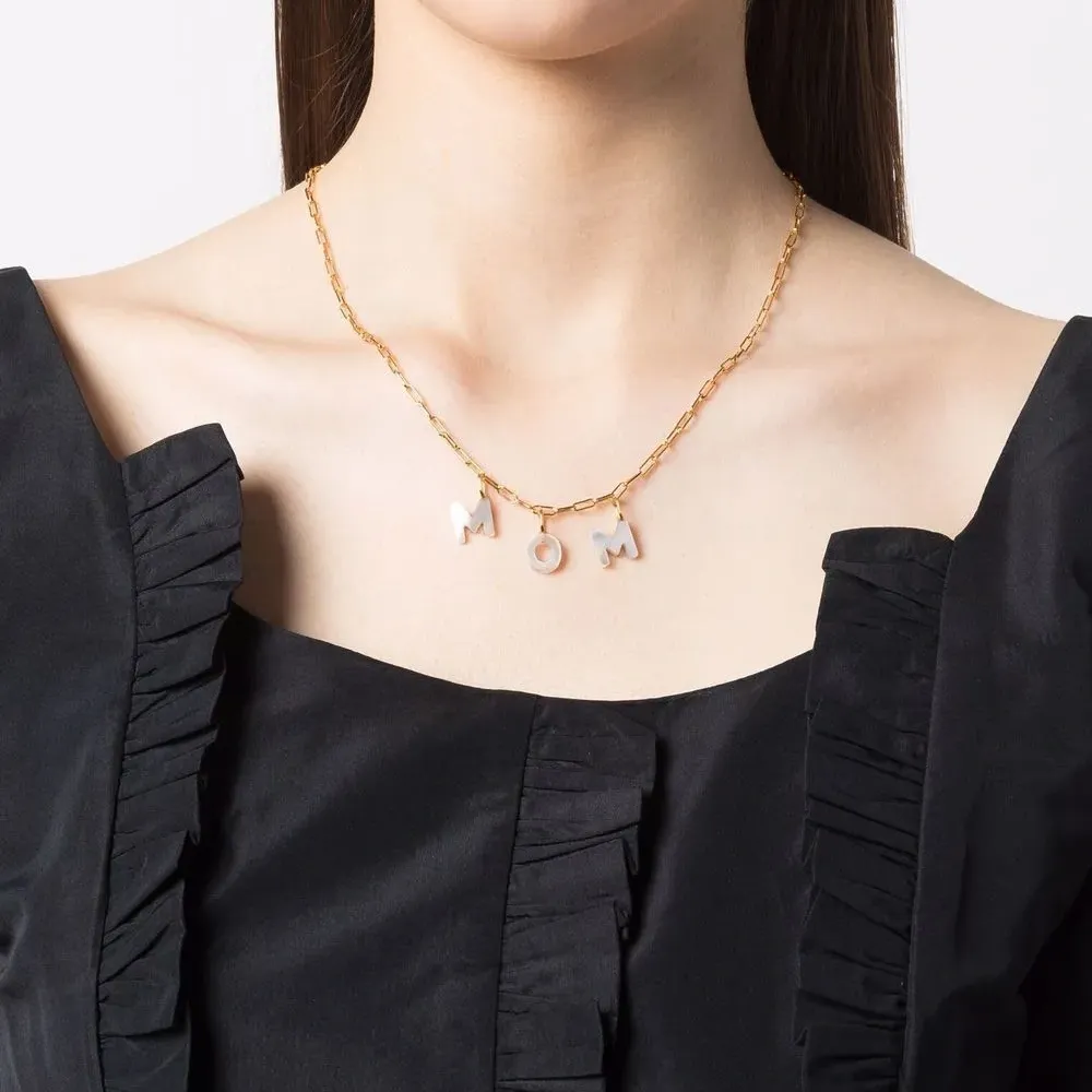 Колье Mom с подвеской