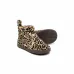Ботинки с леопардовым узором