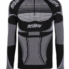 Топ с высоким воротником