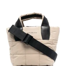 Стеганая сумка-тоут с логотипом