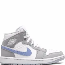 Кроссовки Air Jordan 1 Mid Grey Blue