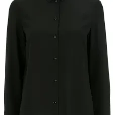 Шелковая рубашка на пуговицах