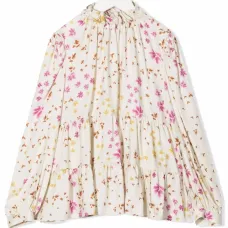 Блузка с цветочным принтом