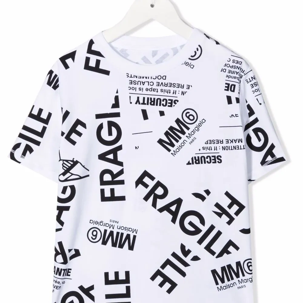 футболка с принтом Fragile