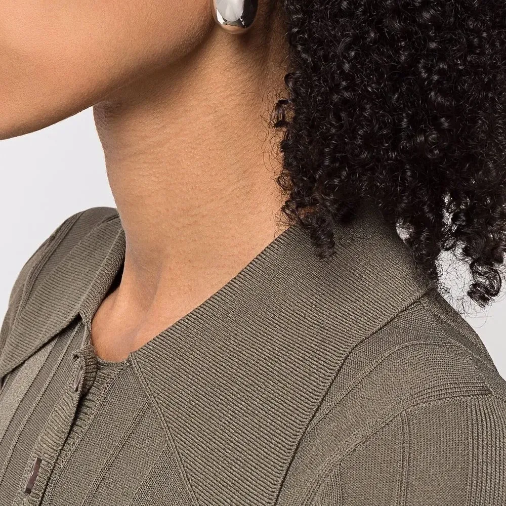 Массивные серьги-кольца Beam