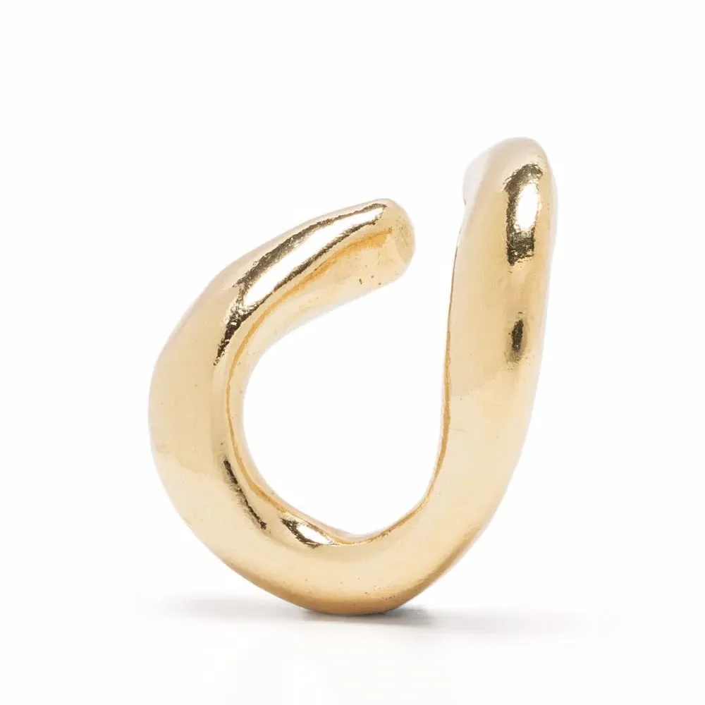 Позолоченная серьга-кафф Link Small