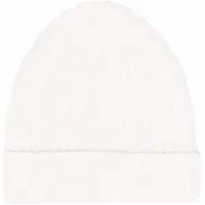 Кашемировая шапка бини в рубчик