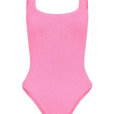 Купальник с U-образным вырезом и сборками Купальник с U-образным вырезом и сборками