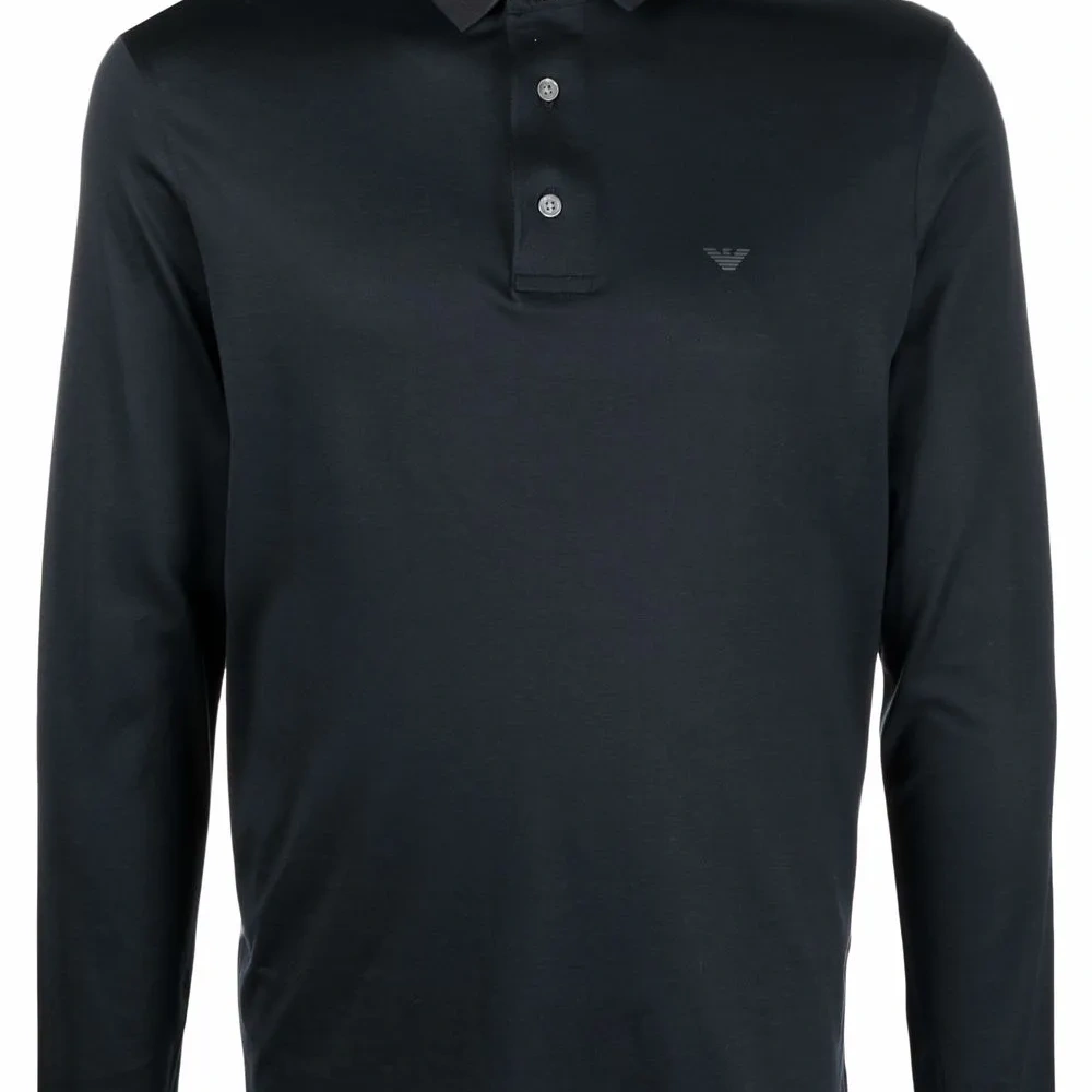 Рубашка поло с длинными рукавами и логотипом