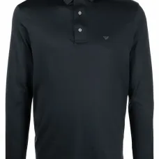 Рубашка поло с длинными рукавами и логотипом