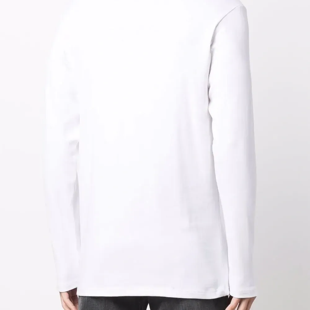 Футболка хенли с круглым вырезом