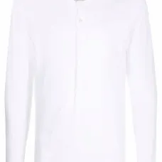 Футболка хенли с круглым вырезом