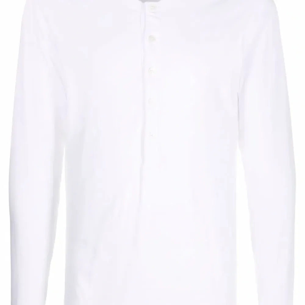 Футболка хенли с круглым вырезом