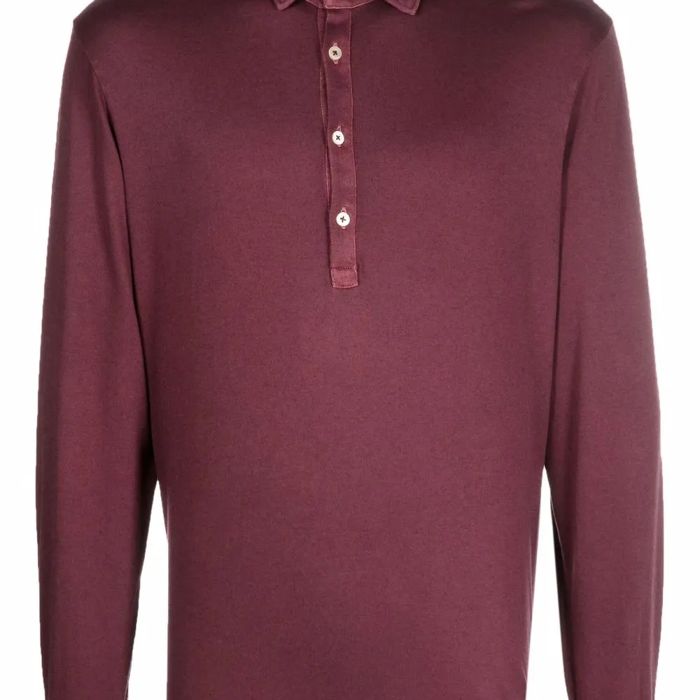 Рубашка поло с длинными рукавами