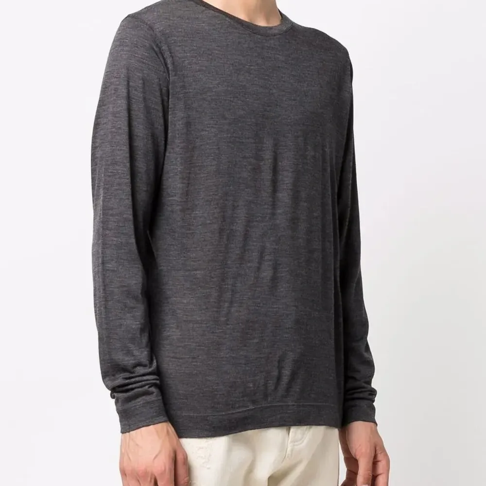 Трикотажный топ с круглым вырезом