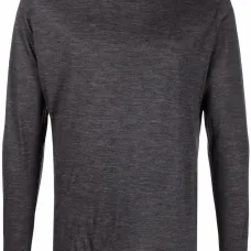 Трикотажный топ с круглым вырезом Трикотажный топ с круглым вырезом