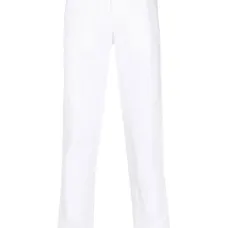 Льняные брюки строгого кроя