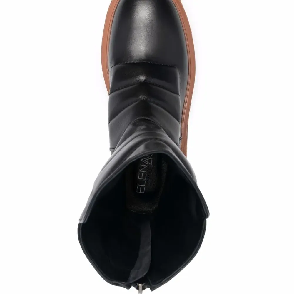 ботинки на массивной подошве