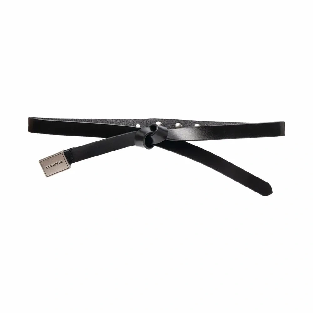 Ремень с пряжкой-логотипом