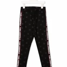 Спортивные брюки с логотипами на лампасах Спортивные брюки с логотипами на лампасах