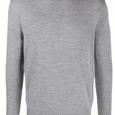 шерстяной джемпер в рубчик