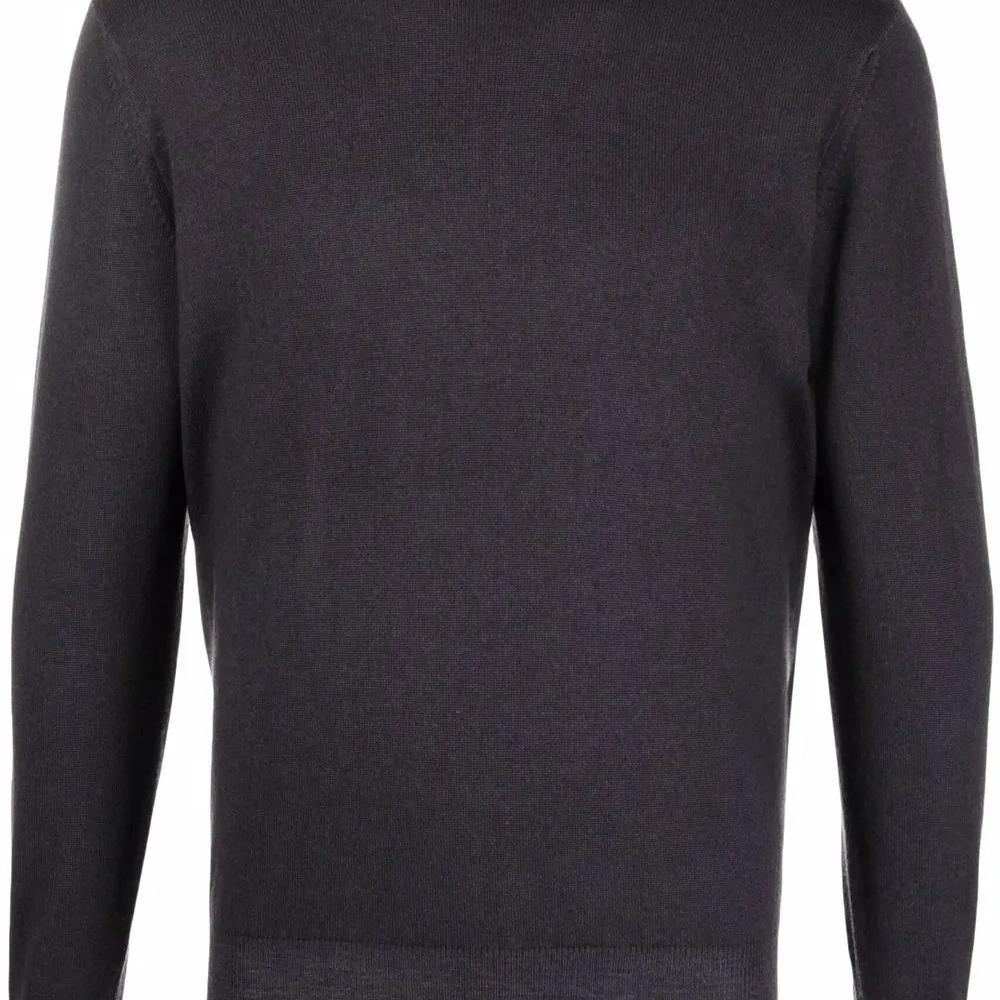 Джемпер тонкой вязки с отделкой в рубчик