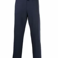 спортивные брюки из смесового хлопка с кулиской