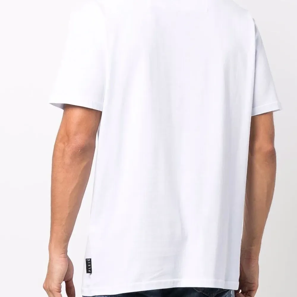 Футболка с логотипом из страз