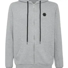 Худи на молнии с логотипом Plein™ Худи на молнии с логотипом Plein™