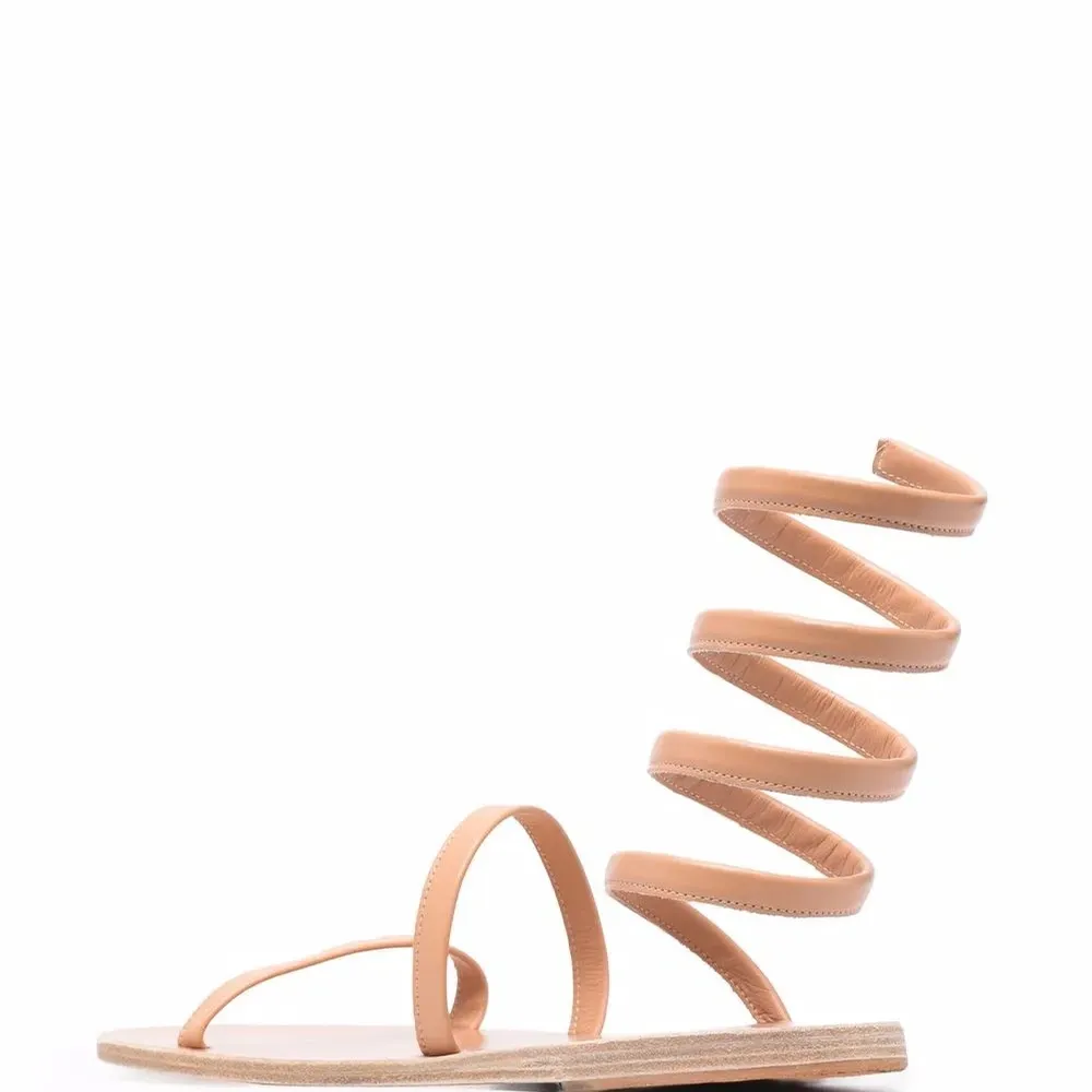 Сандалии с ремешком на щиколотке