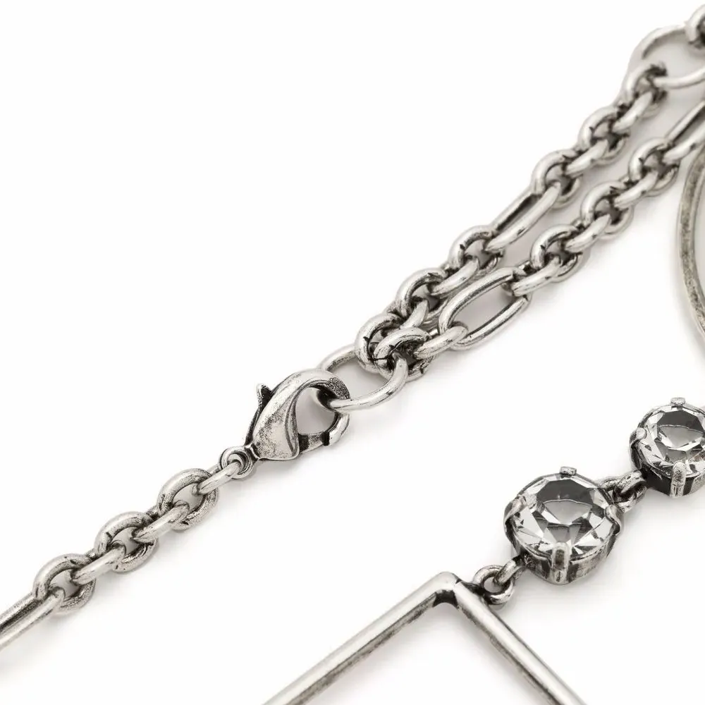 Колье со стразами