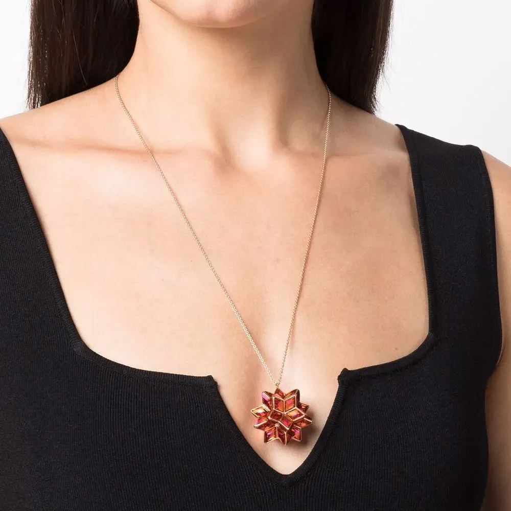 Колье с кристаллами