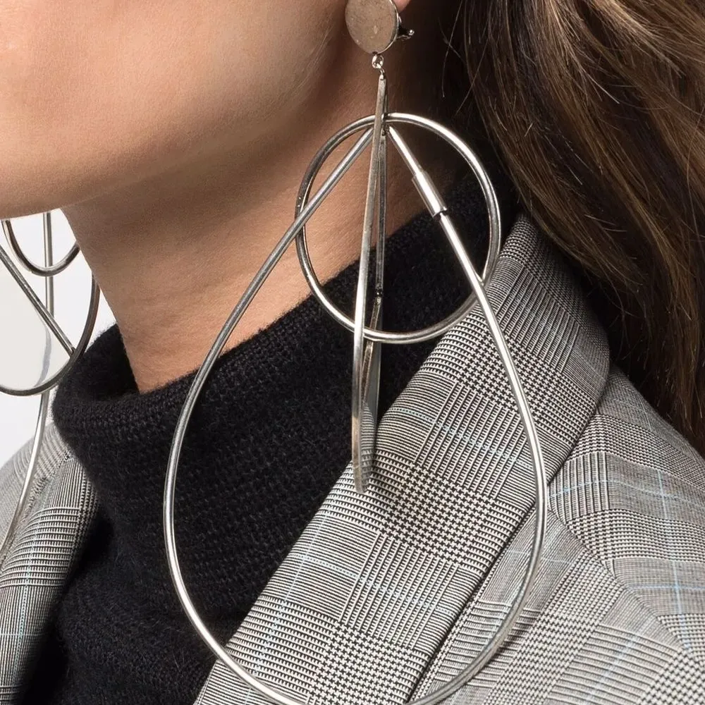 Массивные серьги-подвески