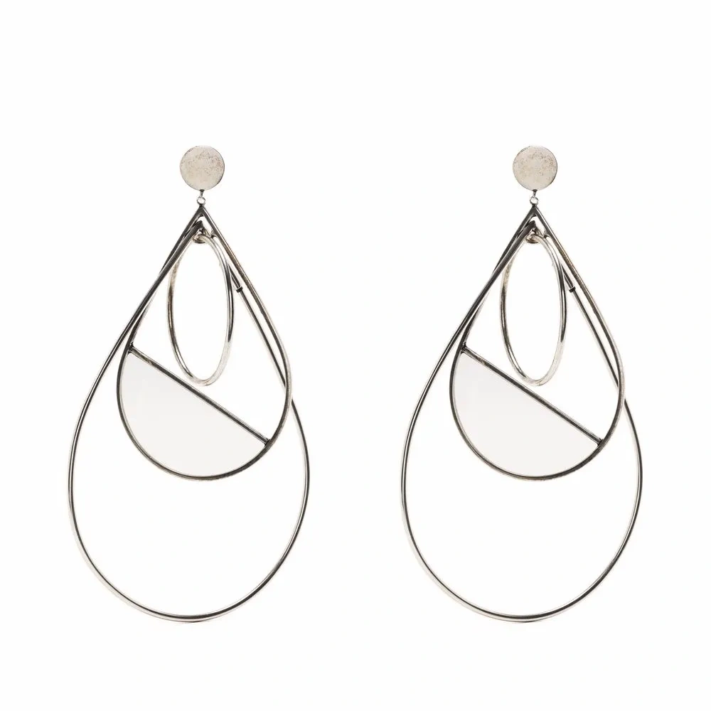 Массивные серьги-подвески