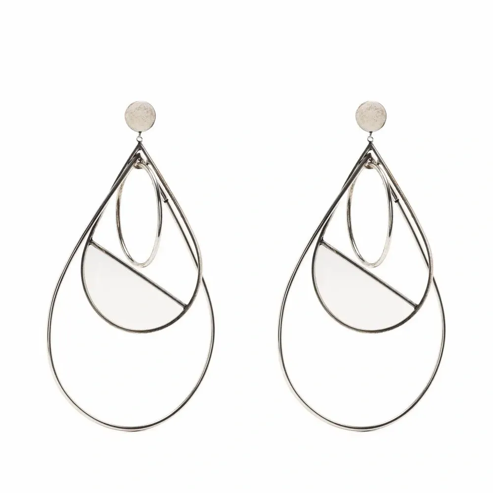 Массивные серьги-подвески