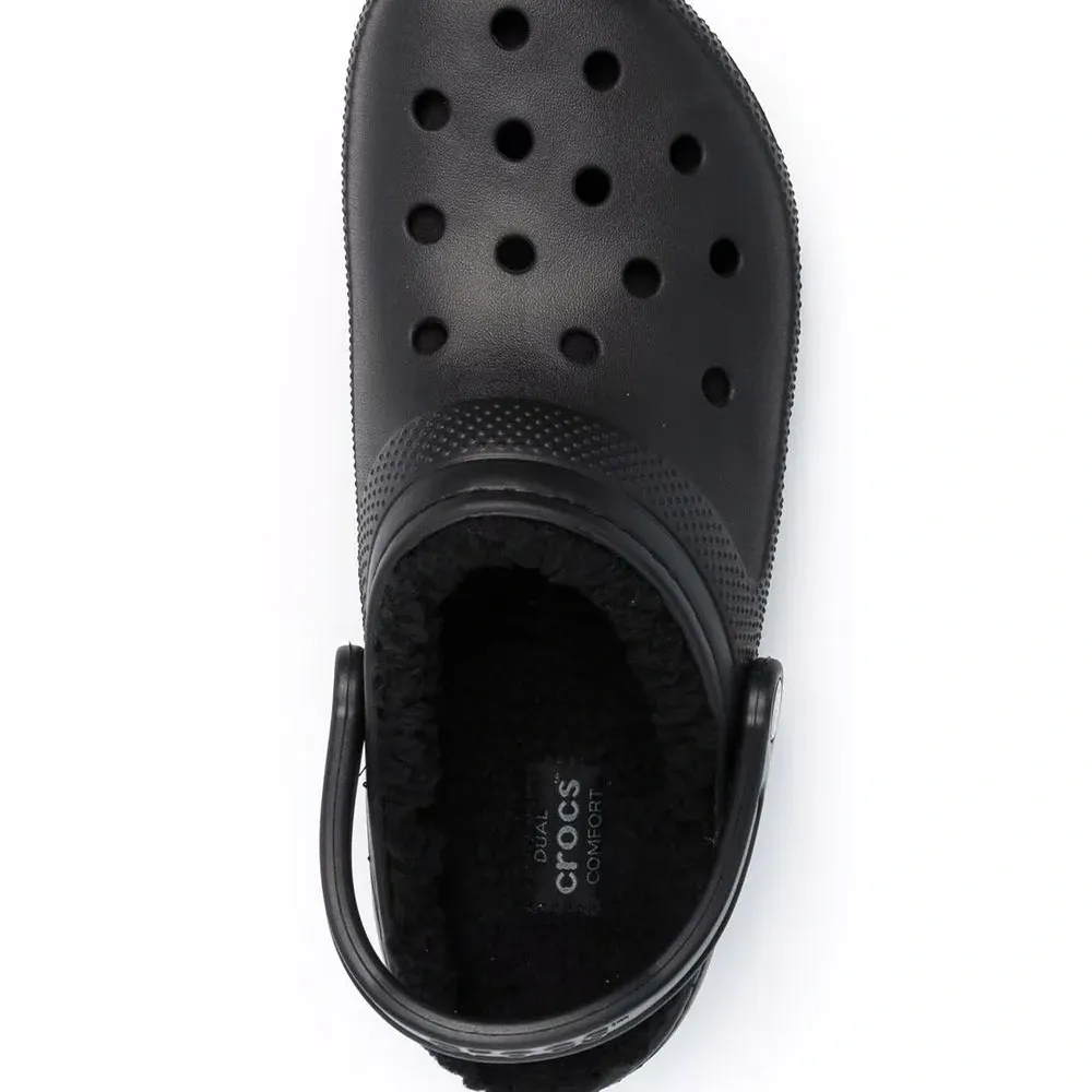 Кроксы Classic c искусственным мехом