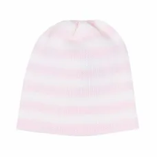 Шерстяная шапка бини в полоску